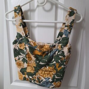 Abercrombie & Fitch floral Smocked Top